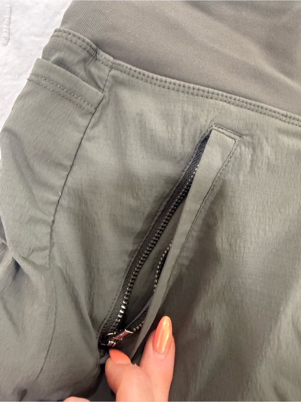 Athleta Trekkie North Shorts in Mountain Olive - Picture 7 of 14